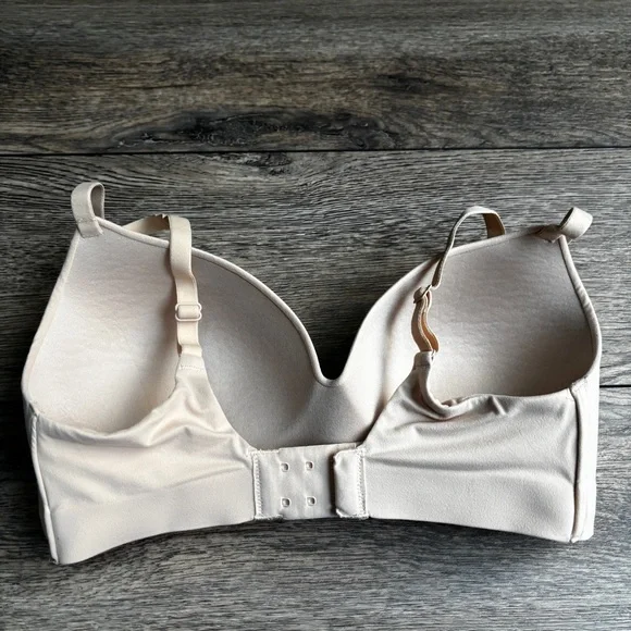 Soma Enbliss Wireless Comfort T Shirt Bra Pale Sand Beige Sz 34C - Picture 4 of 11